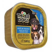 Three Dogs Pate de Frango - Filhotes - 300 g